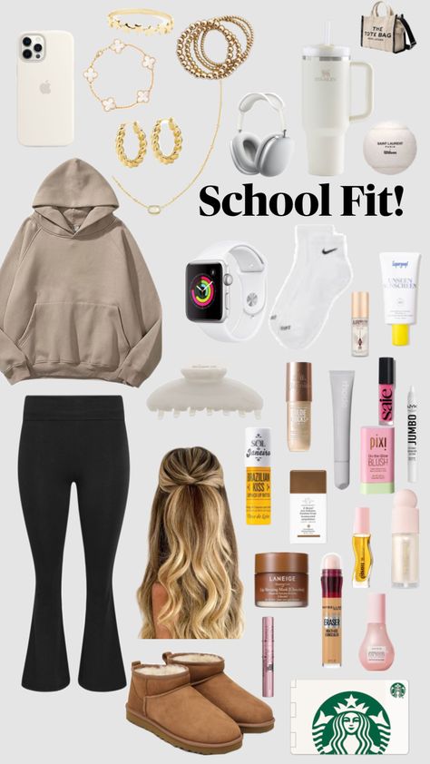 School Fit! Easy Outfit Inspo School, Cute Outfits For Middle School 6th Grade Winter, Outfit Ideas For School 5th Grade, Easy School Fits, Birthday Outfit Ideas For School, Teen Girl School Outfits, Fits To Wear To School, Cute Outfits Ideas For School, Middle School Fits