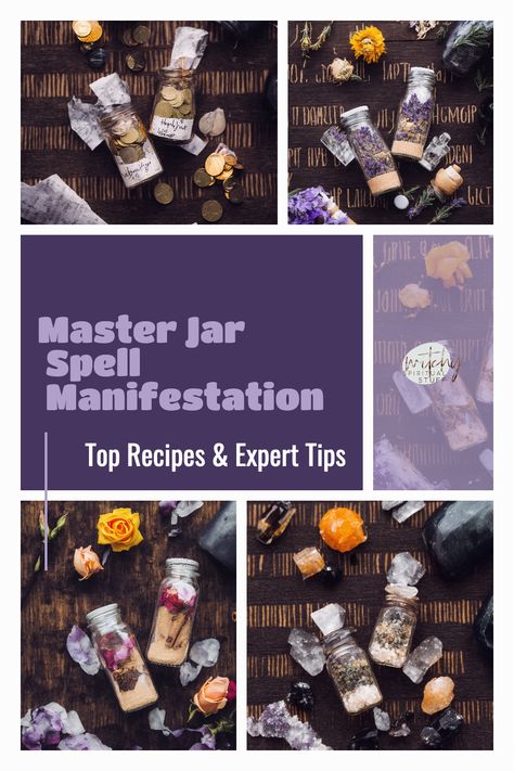 Are you looking to manifest your deepest desires through the power of spell work? If so, then Master Jar Spell Manifestation: Top Recipes & Expert Tips is the perfect guide to help you get started. Packed with simple, yet effective recipes and expert advice, this book will teach you everything you need to know to craft powerful jar spells and make your most ambitious dreams a reality. Unlock the secrets of successful spell work and get ready to manifest the life of your dreams! Success Spell Jar Recipe, Spell Jars Witchcraft, Spell Manifestation, Rose Petal Candle, Health Spell, Sleep Spell, Manifestation Spells, Beginner Witch, Witch Tips