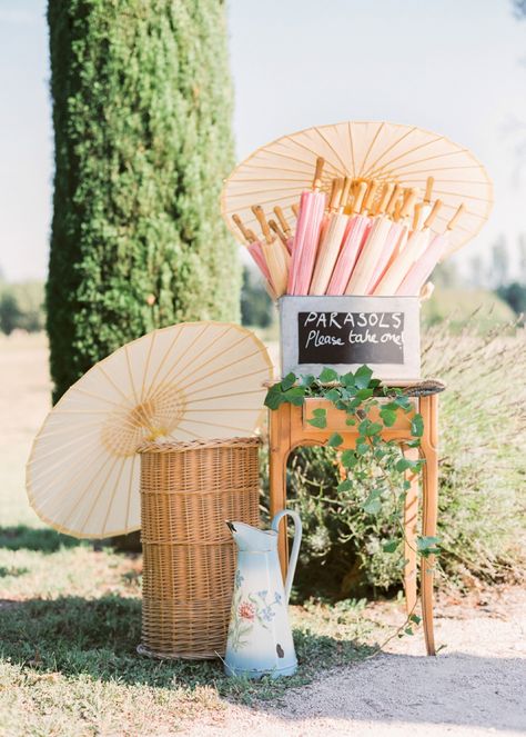 Provence Wedding Theme, Provence Wedding Decor, Provence Photography, Engagement Concept, Rustic Elegance Wedding, Wedding Parasol, Memorable Wedding Favors, Wedding Umbrellas, Wedding Planner Guide