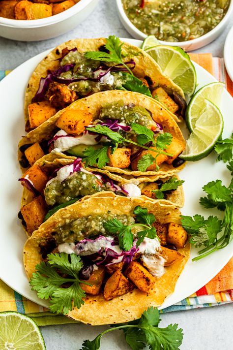 Fall Inspired Tacos, Pumpkin Palooza Ideas, Mexican Pumpkin Recipes, Upscale Mexican Food, Tacos Al Pastor Aesthetic, Pumpkin Steak, Fall Tacos, Thanksgiving Tacos, Pumpkin Tacos