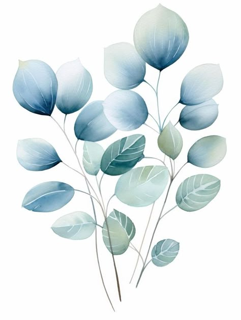 Free Photo | Free photo blue eucalyptus branch with leaves botanical illustration boho watercolor plants for tranquil decor Leaves Botanical Illustration, Tranquil Decor, Sequence Design, Branch With Leaves, Blue Eucalyptus, Best Graphic Design, Watercolor Eucalyptus, Boho Watercolor, Eucalyptus Branches