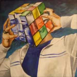 Rubik's head #Retro #80sClassic #ArtWorld Dream Catcher Wallpaper Iphone, Art Cube, Rubix Cube, Cute Images With Quotes, Movie Posters Design, Rubik's Cube, Inspirational Artwork, Trippy Art, Animal Wallpaper