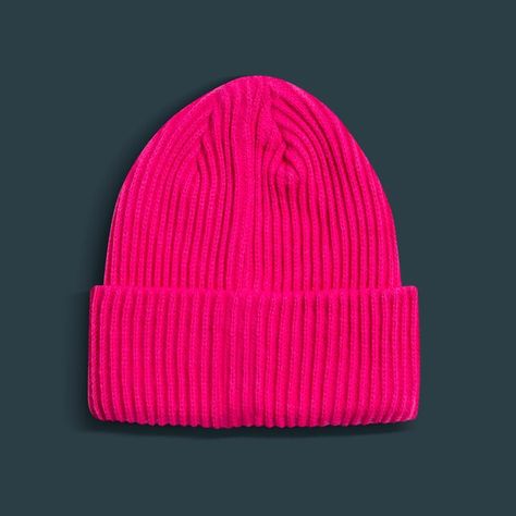 Pink Winter Hat, Hot Pink Hat, Swag Ideas, Pink Beanie, Neon Colours, Just Be Yourself, Pink Beanies, Neon Color, My Brand