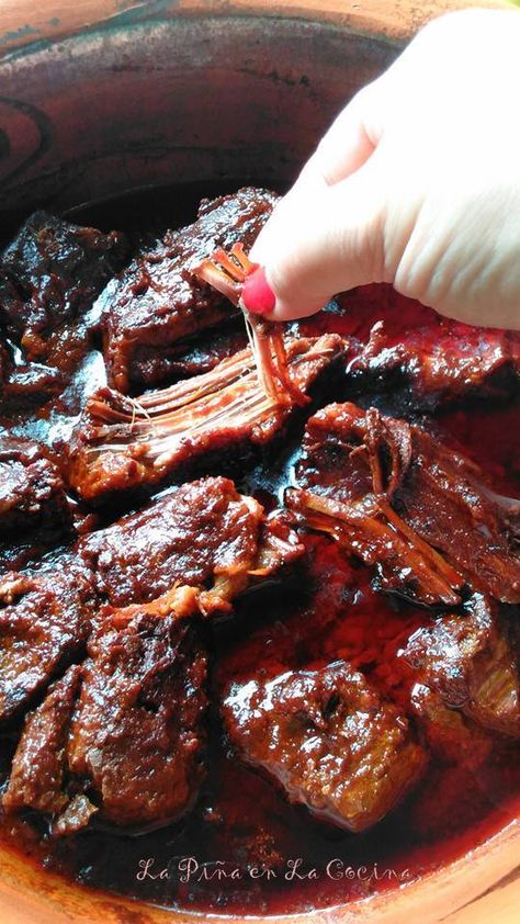 Mexican Brisket Recipes, Mexican Brisket, Red Chile Beef, Mexican Magic, Beef Brisket Recipes, Chile Guajillo, Mushroom Recipe, Green Chiles, Brisket Recipes