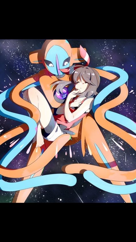 Deoxys and Haruka Pokemon Deoxys, Catch Em All, Pokemon Characters, Sonic The Hedgehog, Naruto, Pokemon, On Twitter, Twitter, Anime