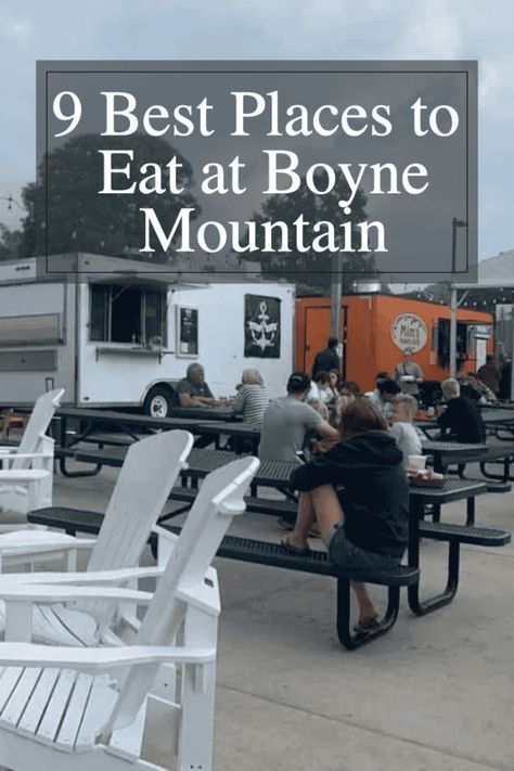 9 Best Places to Eat at Boyne Mountain, Michigan 8 Boyne Mountain Resort, Boyne Mountain, Lime Cake, Pub Food, Find Cheap Flights, Evening Meals, Mountain Resort, Beer Garden, Fun Day