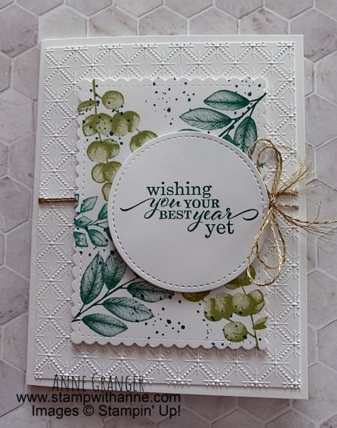 Forever Fern Wishing you the Best Years Card - Stamp With Anne!