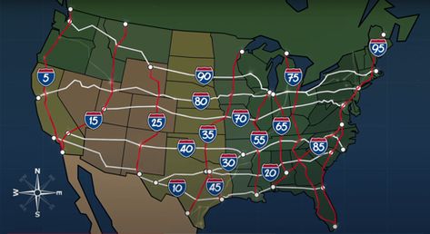 A straightforward map of all the US interstate highway names has been going viral on the internet. The cellphone era might be the reason why. The post This Simple Map of the Interstate Highway System Is Blowing People’s Minds appeared first on MotorBiscuit. Generational Differences, Highway Map, Interstate Highway, Be The Reason, Going Viral, Usa Map, Beach Rentals, Ways To Travel, Daytona Beach