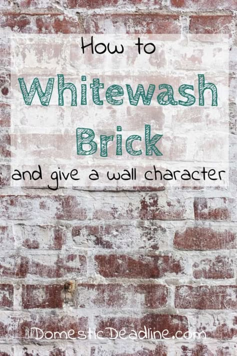 Whitewash Brick Fireplace, How To Whitewash Brick, White Wash Brick Exterior, Whitewash Brick Wall, Whitewash Brick, White Wash Fireplace, White Wash Brick Fireplace, Brick Fireplace Wall, How To Whitewash