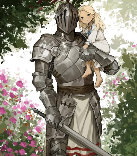 Modern Knight Art, Knight Saving Princess, Knight And Fairy, Lady In Armor, Knight Standing Pose, Character Design Older Male, Dynamic Knight Pose, Knight And Princess Drawing Reference, Princess And Knight Drawing