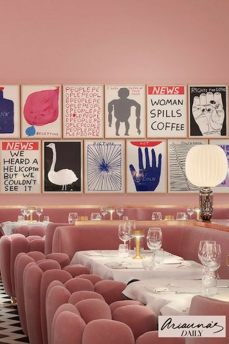 Sketch Up, Pink Interiors, Sketch London, Best Afternoon Tea, Velvet Room, Small Coffee Shop, Pastel Interior, Interior Sketch, Pink Interior