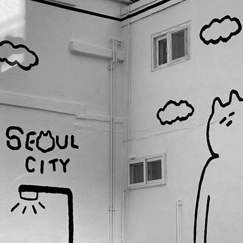 Seoul City, Monochrome Aesthetic, Dark Grunge, Japan Aesthetic, Gray Aesthetic, Korean Aesthetic, Black And White Aesthetic, Iphone Icon, Aesthetic Themes