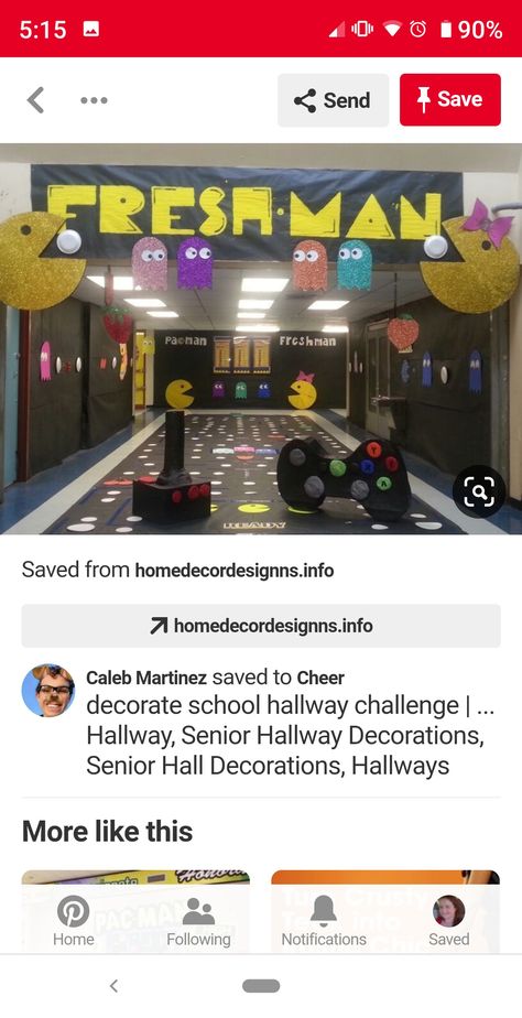 Hallway Decorations, Dance Decor, Dance Decorations, School Hallways, Hall Decor, Pac Man, Hallway Decorating, Hallway, Party Ideas