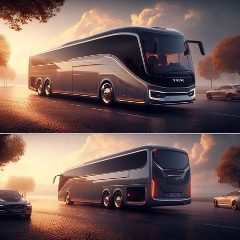 Bus Design Concept, Caravan Exterior, Bus Design, Luxury Motorhomes, Luxury Van, Future Transportation, Future Trucks, Luxury Bus, Truck Interior