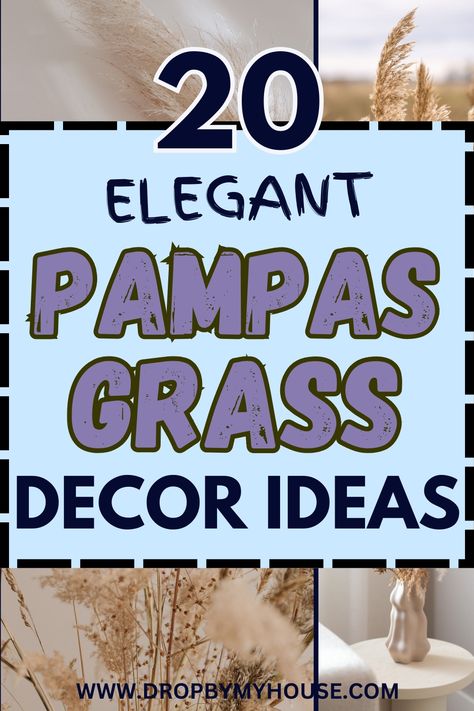 Go through these beautiful pampas grass decor ideas to beautify your living space. These are the best pampas grass home decor ideas for your home. How To Decorate With Pampas, Decorating With Pampas Grass Plumes, Decorating With Pampas, Diy Pampas Grass Decor, Pampas Grass Decor Living Room, Dried Grass Decor, Diy Home Decor Bathroom, Pampas Grass Home Decor, Grass Centerpiece