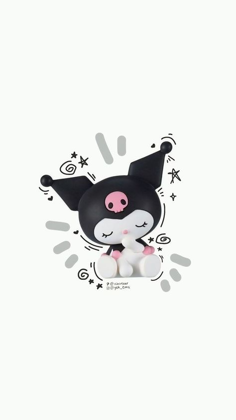 Aesthetic Kuromi Wallpaper, Cute Kuromi Wallpaper, Kuromi Wallpaper Aesthetic, Kuromi Aesthetic Wallpaper, Kuromi Wallpaper Iphone, Wallpaper Kuromi, Kuromi Aesthetic, Wallpaper Sanrio, Aesthetic Sanrio