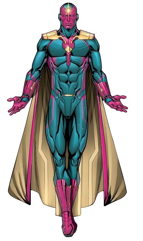 Vision Comics, Vision Marvel Comics, Vision Avengers, Marvel Vision, Marvel Concept Art, Vision Art, Marvel Characters Art, Marvel Superhero Posters, Marvel Artwork