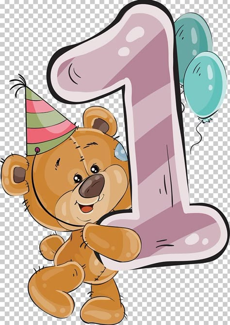 Happy Birthday 1 Year, Cake Birthday Card, Birthday Cake Greetings, Happy Birthday Bear, Teddy Bear Cartoon, Happy Birthday Illustration, Happy Birthday Theme, Happy Birthday Boy, Baby Month Stickers