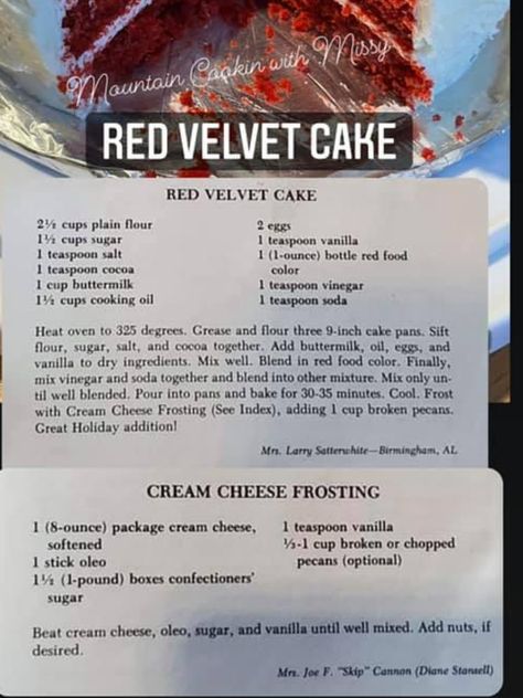 Red Velvet Cake Filling Ideas, Mountain Cooking With Missy Recipes, Homemade Red Velvet Cake Recipe, Red Velvet Cake From Scratch, Red Velvet Cake Recipe Easy, Velvet Cakes, Bolo Red Velvet, Velvet Cake Recipes, Red Velvet Cake Recipe