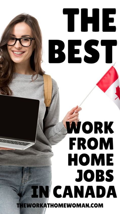 Want to work from home, but you live in Canada? No problem! This list of legitimate work-from-home jobs and money-making ideas has you covered! #online #workathome #canadians Canadian Work From Home Jobs, Work From Home Jobs Canada, Make Money From Home Canada, Work From Home Canada, Jobs In Canada, Typing Jobs From Home, Wfh Job, Amazon Work From Home, Canadian Money