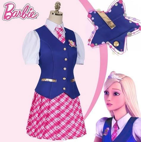 YesStyle rewards code: OLIVIASOJO | afilliate code, links | Barbie Cosplay Costume Set Princess Barbie Costume, Barbie Cosplay, Cos Outfit, School Uniform Skirts, Halloween Princess, Princess Charming, Short Curly Wigs, Barbie Princess, Plus Size Lingerie