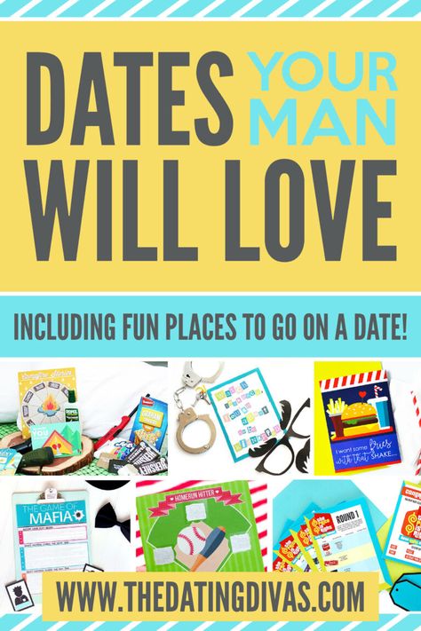 This list of fun places to go on a date is top-notch! It has things to do for your boyfriend's birthday too! #Boyfriend #DateNight #BirthdayDate Boyfriend's Birthday, Dating Etiquette, Things To Do With Your Boyfriend, Dates Ideas, Couples Things To Do, Night Jar, Gifts Boxes, Things To Do At Home, The Dating Divas