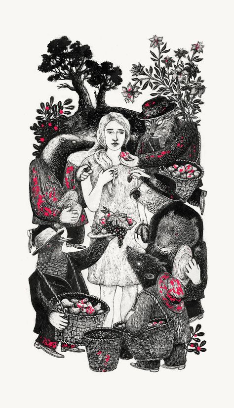 Goblin Market — Ofra Amit Goblin Market, Christina Rossetti, Lost, Marketing, Tattoos, Drawings, Quick Saves, Art