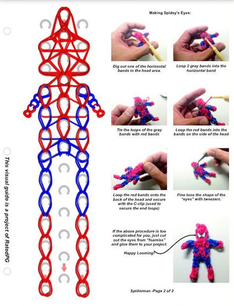 from Loom Bands Instructions, Loom Band Patterns Instructions, Loom Bands Designs, Loom Bands Tutorial, Loom Band Patterns, Rainbow Loom Bracelets Easy, Fun Loom, Loom Love, Rainbow Loom Tutorials