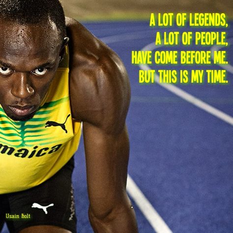 Usane Bolt, Athletics Quotes, Usain Bolt Quotes, Olympic Quotes, Usain Bolt Running, 100m Sprint, Sprint Shoes, Track And Field Sports, Authentic Leadership