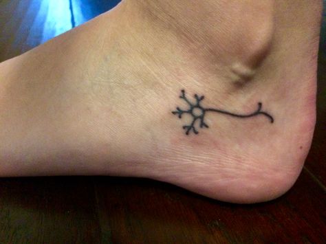 Neuron tattoo Neuron Tattoo Neuroscience, Biology Tattoos, Neuro Tattoo, Neuron Tattoo, Neuroscience Tattoo, Royalty Tattoo, Multiple Sclerosis Tattoo, Biology Tattoo, Anatomy Tattoo