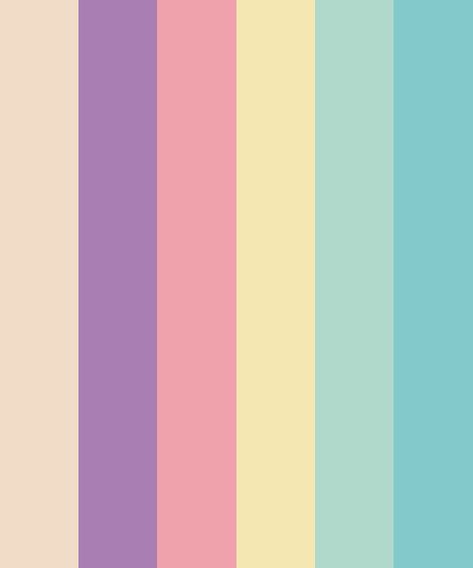 Going for Freedom Color Palette Candy Color Palette, Pastels Color Palette, Color Design Inspiration, Cotton Candy Colors, Pastel Sunset, Color Pallete, Color Schemes Colour Palettes, Palette Ideas, Palette Art