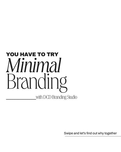 ☝🏻I firmly believe that less is more, and this MINIMAL BRANDING approach can completely transform the way we perceive and experience a brand. Four benefits of having a minimalist brand: 🪩 Added Elegance and Sophistication: Minimalist design conveys a sense of luxury and exclusivity, thanks to its cleanliness. 🪩 Timelessness: Minimalist brands tend to be timeless, meaning they’re not affected by trends. 🪩 A Focus on Quality: By simplifying the design and eliminating unnecessary elements, b... Minimalist Luxury Branding, Minimalist Brands, Minimalist Brand, Minimal Branding, Less Is More, No Way, Focus On, Minimalist Design, The Way