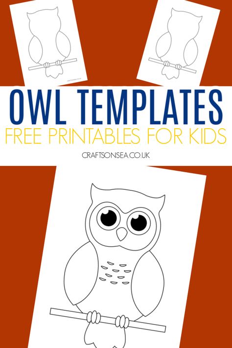 FREE Owl Template (Printable PDF) Animal Embroidery Patterns Free, Owl Printables Free, Owl Template Printable Free Pattern, Owl Patterns Free Printables Sewing, Owl Patterns Free Printables, Bird Template Printable Free Pattern, Owl Template Printable Free, Owl Stencil Templates Free Printable, Felt Owl Patterns Free Printables