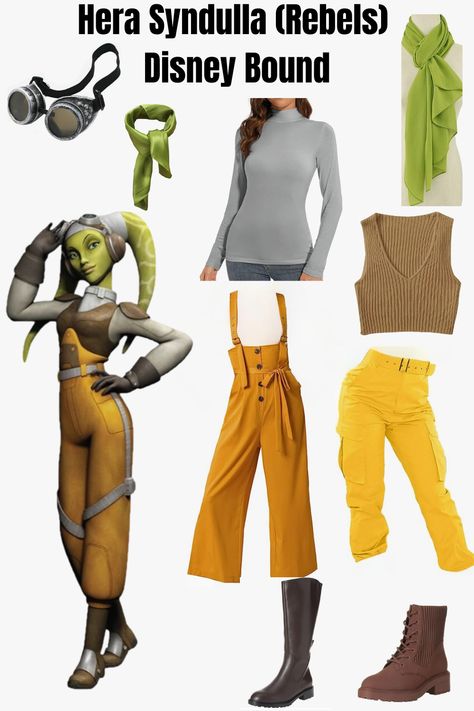 Star Wars Inspired Outfits, Star Wars Disneybound, Disney Bound Outfits Casual, Hera Syndulla, Friend Costumes, Nerd Outfits, Cute Disney Outfits, Star Wars Fashion, Disney World Outfits