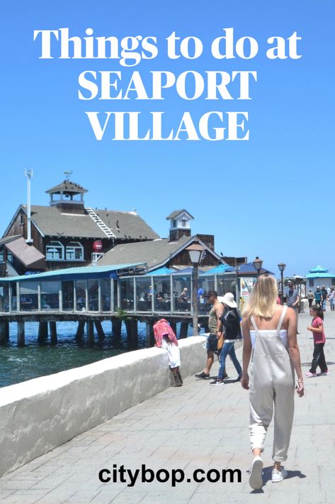 Visit Seaport Village on the San Diego Waterfront for shopping, restaurants, ice-cream and entertainment.   #sandiegoshopping #bestshoppinginsandiego #shoppinginsandiego #waterfrontrestaurantsandiego #sandiegowaterfrontrestaurants #seaport village #seaport village san diego #seaport village san diego photography #beautifulsandiego  #beautifulplacesinsandiego #sandiegophotographybeautifulplaces #bestshoppingsandiego #bestshoppinginsandiego San Diego Seaport Village, Seaport Village San Diego, Sand Diego, California Places To Visit, Ocean Beach San Diego, San Diego Attractions, Traveling Circus, San Diego Shopping, Sister Trip