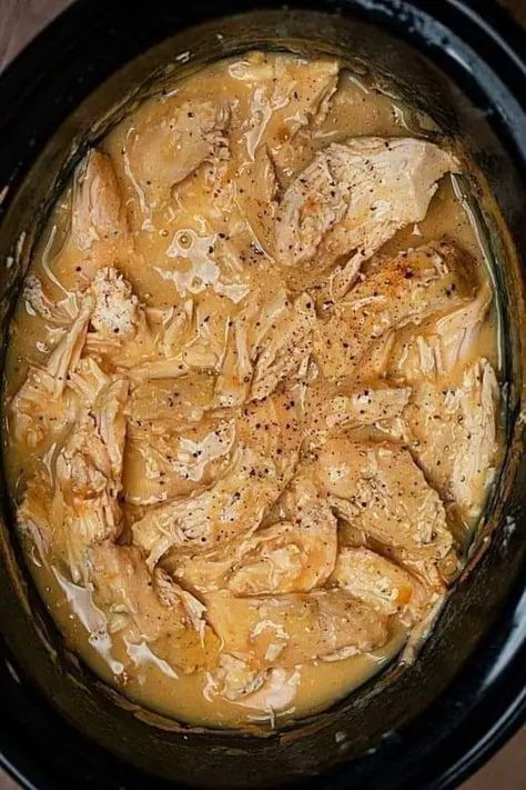 Slow Cooker Chicken and Gravy over Noodles: The Ultimate Comfort Food Mini Crockpot Recipes, Crockpot Chicken And Gravy, Chicken Breast Slow Cooker, Chicken And Gravy, Crock Pot Inspired Recipes, Crock Pots, Chicken Breast Seasoning, Chicken Gravy, Food Time