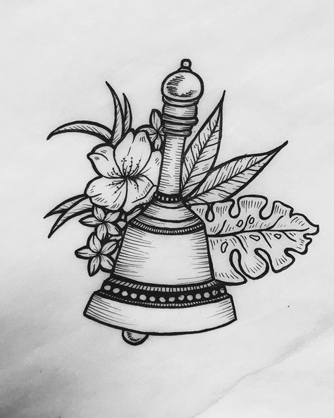 Bell tattoo design Bell Tattoo Design, Bell Tattoo Ideas Simple, Bell Tattoo Ideas, Vegas Tattoo Ideas, Tattoos For Family, Bell Tattoo, Belle Tattoo, Tattoo Meaningful, Tattoo Ideas Simple