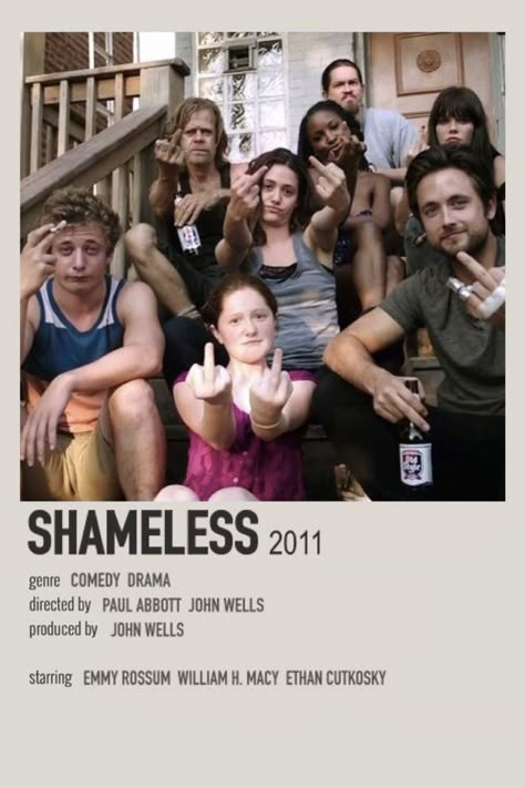 Shameless Poster Vintage, Shameless Minimalist Poster, Shameless Polaroid Poster, Shameless Poster, Shameless Movie, Movie Poster Room, Movie Outfit, Movies To Watch Teenagers, Most Paused Movie Scenes