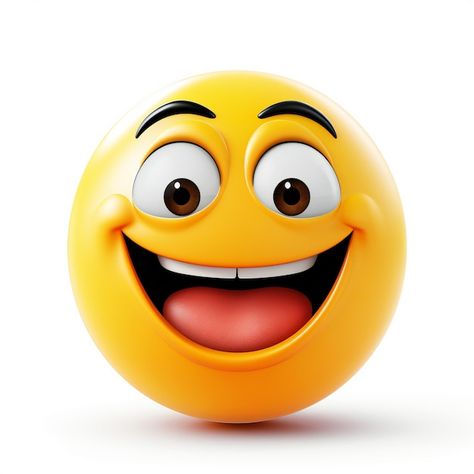 Photo smiley face with happy expression ... | Premium Photo #Freepik #photo #happy #smiley-face #smile-face #happy-face Happy Pictures Smile, Smile Emoji Photo, Emoji Smiley Faces, Sleeping Emoji, Emoji Happy Face, Emoji Happy, Happy Emoticon, Smiley Face Emoji, Happy Expression