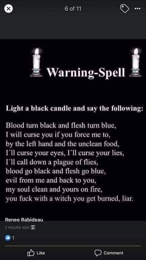 Warning Spell, Revenge Spell, Witches Spells, Candle Work, Spells Book, Truth Spell, Shadow Book, Hoodoo Magic, Spells That Actually Work