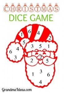 This Christmas dice game is fun to play at family holiday get togethers. Christmas Dice Game, Fun Family Christmas Games, Grandma Ideas, Christmas Gift Games, Xmas Games, Fun Christmas Party Games, Christmas Games For Kids, Fun Christmas Games, Christmas Games For Family