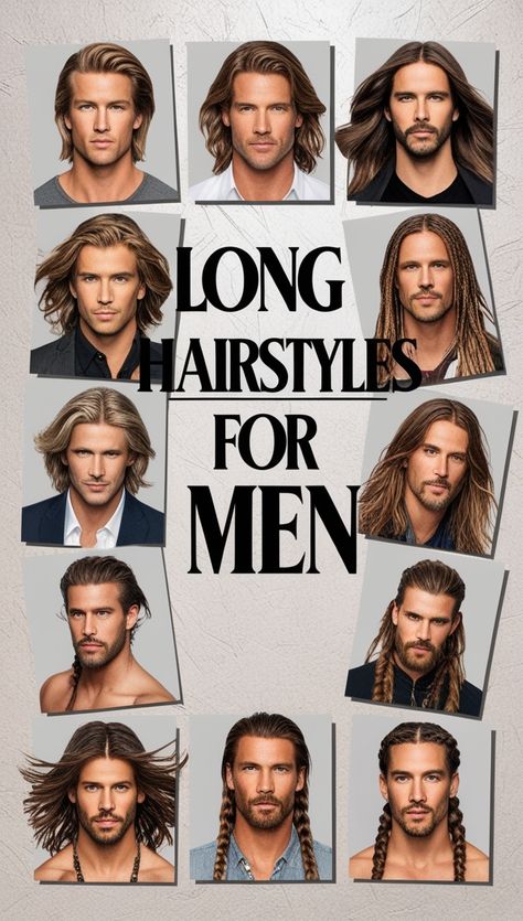 Long Hairstyles For Men Men’s Long Straight Hairstyles, Long Hairstyles For Men, Undercut Long Hair, Effortless Waves, Undercut Men, Braided Styles, Modern Haircuts, Mens Hair Trends, Hairstyles For Men