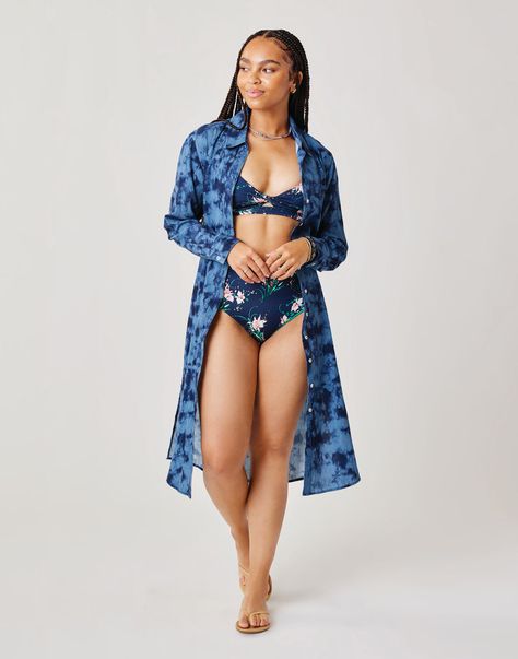 Lana Dress: Navy Tie Dye Lana Dress, Boho Swim, Navy Tie, Carved Designs, Swim Coverups, Boho Baby, Above Knee, Waist Tie, Suits You