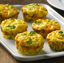 Egg Beaters Crustless Mini Vegi-quiches Recipe Veggie Cups, Veggie Frittata, Ready Set Eat, Crazy Lady, Mini Quiches, Egg Beaters, Kraft Recipes, Quiche Recipes, Idee Pasto Sano