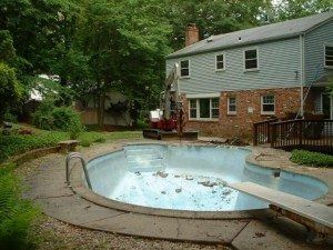 Many homeowners with a swimming pool are faced with a dilemma when the pools start aging and require repairs or even replacement. Zoning codes in different local jurisdictions vary, but typically homeowners are given just two choices if they decide on removing a swimming pool. Partial demolition or removal – For a small to medium The post The Cost of Removing A Swimming Pool and Alternative Options appeared first on Do-It-Yourself Basement Waterproofing Sealer | SANI-TRED. Swimming Pool Removal, Swimming Pool Repair, Empty Pool, Concrete Swimming Pool, Swimming Pool Maintenance, Basement Waterproofing, Pool Repair, Diy Swimming Pool, Gunite Pool