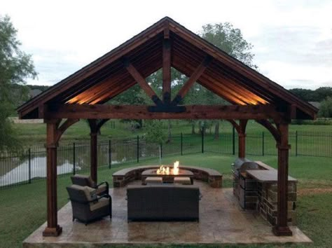 Top 50 Best Backyard Pavilion Ideas - Covered Outdoor Structure Designs Backyard Entertaining Area, Outdoor Covered Patio, Backyard Layout, Patio Layout, Outdoor Pavilion, Backyard Fireplace, Backyard Gazebo, Backyard Pavilion, Backyard Entertaining