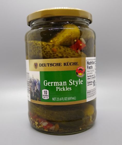 Deutsche Kuche German Style Pickles Pickles Claussen, German Pickles, Hungarian Pickles, German Pickled Cabbage, Claussen Pickle Recipe Canning, German Style, Chicken Schnitzel, Savory Chicken, Sweet Pickles