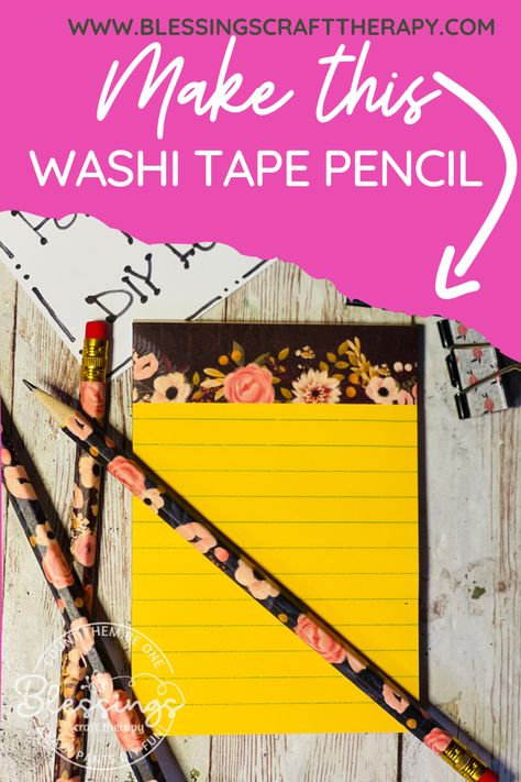 Make Dollar tree pencils pretty with washi tape! EASY! I can show you how! Craft Fair Best Sellers, Diy Washi Tape, Washi Tape Diy, Cereal Boxes, Junk Mail, Planning Inspiration, Bingo Cards, Diy Clothing, Dollar Store Diy