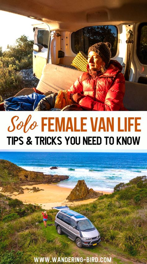 Solo Female Van Life - Tips & Tricks You Need to Know Campervan Hacks, Van Security, Van Traveling, Dream Destinations Bucket Lists, Van Travel, Romania Travel, Solo Travel Destinations, Popular Travel Destinations, Housing Ideas