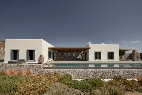 Gallery of Villa Mandra / K-Studio - 5 Villa Mandra, Moderne Have, Studio Build, Wooden Pergola, Summer Living, House Built, Hotels Design, Mykonos, Puglia